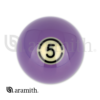 Aramith BLACK Replacement Ball – #5 | Golden Break Billiards